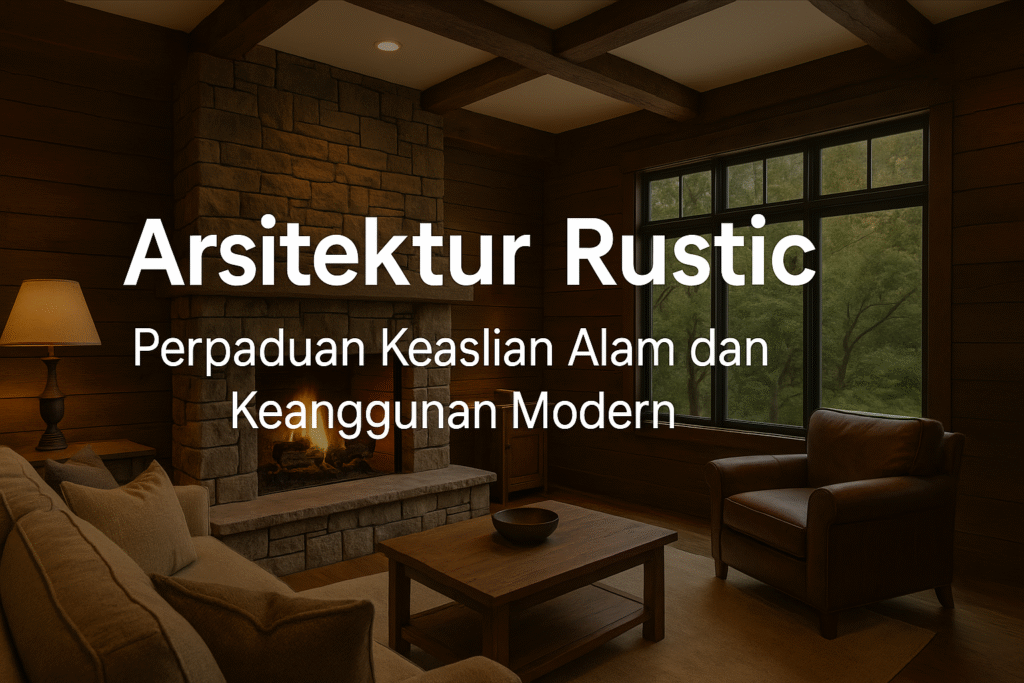 Arsitektur Rustic: Perpaduan Keaslian Alam dan Keanggunan Modern